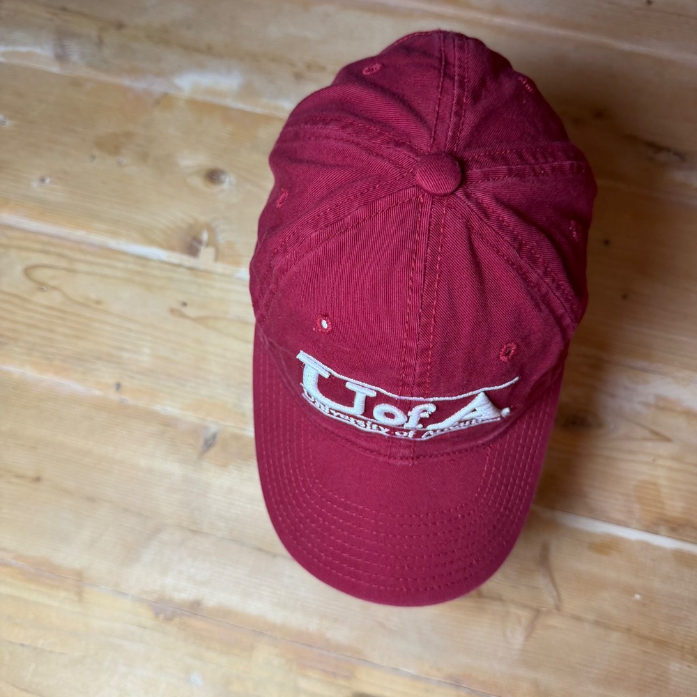 Arkansas Razorbacks Hat Bundle University of Arkansas‎ UofA Cardinal Red Cap Lot - Picture 6 of 7